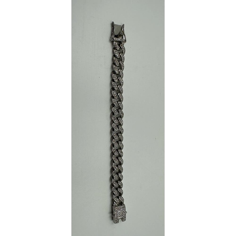 Iced Out Cuban Bracelet 7.5 Inches